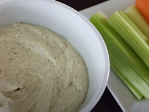 veggie shooters with ranch dip recipe