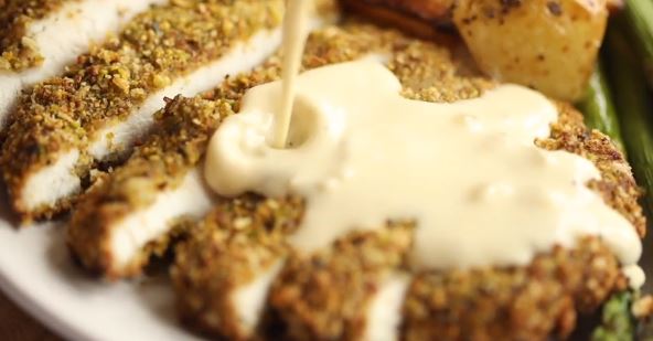 pistachio crusted chicken cutlets recipe