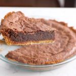chocolate candy pie with graham crust recipe