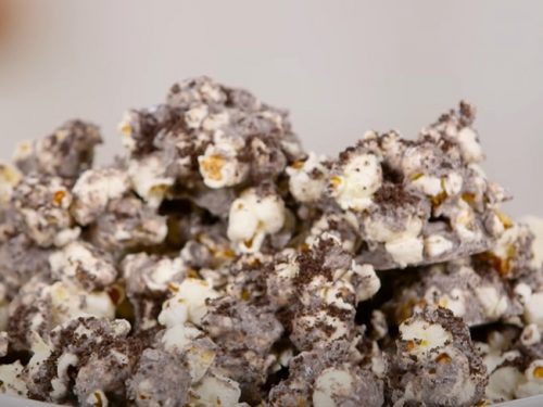 oreo popcorn with chocolate chips recipe
