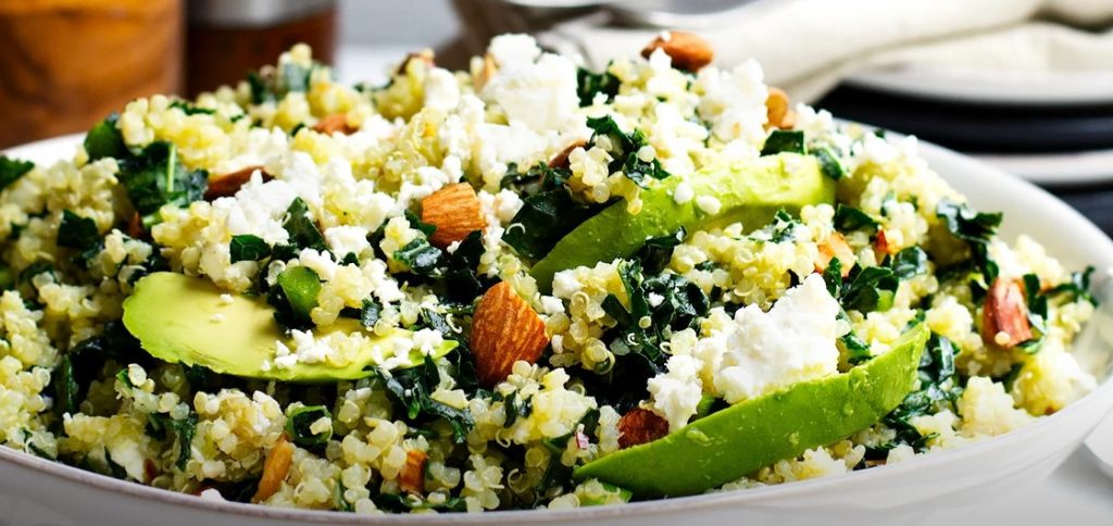 kale salad with quinoa and cranberries recipe