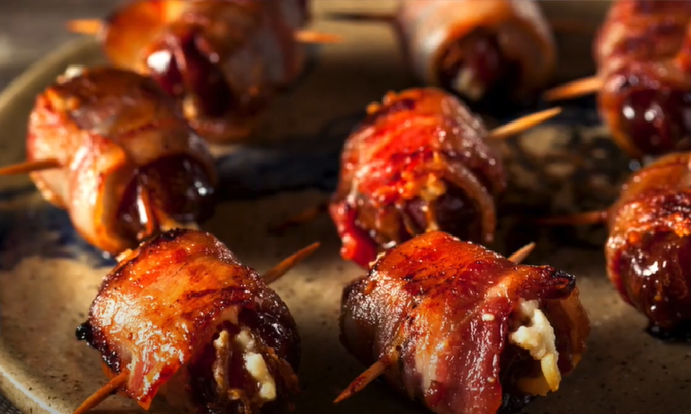 air fryer bacon-wrapped figs recipe