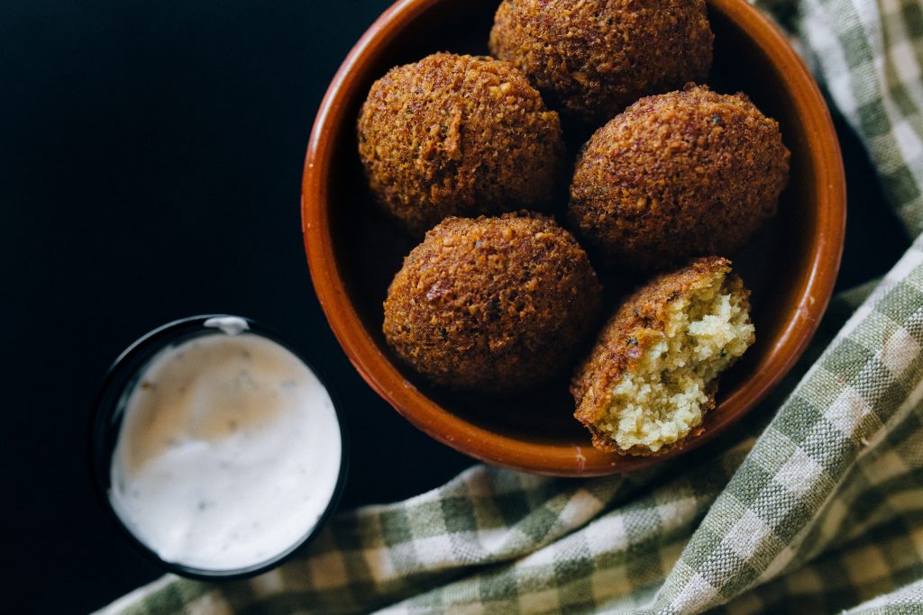 Air Fryer Falafel Recipe, air fried vegan falafel balls made with chickpeas