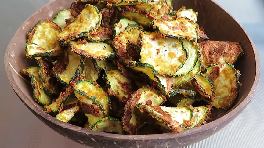 air fryer zucchini chips recipe