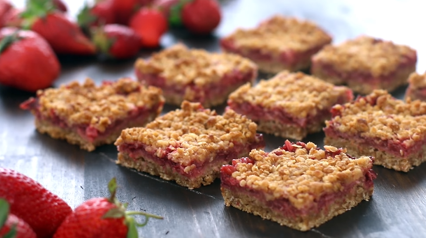 apricot-cherry bars with oatmeal crumble topping recipe