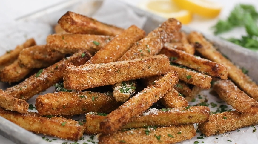 baked eggplant sticks recipe