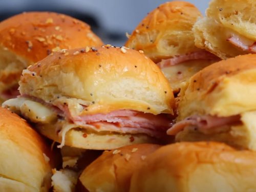 Baked Ham and Swiss Sliders Recipe