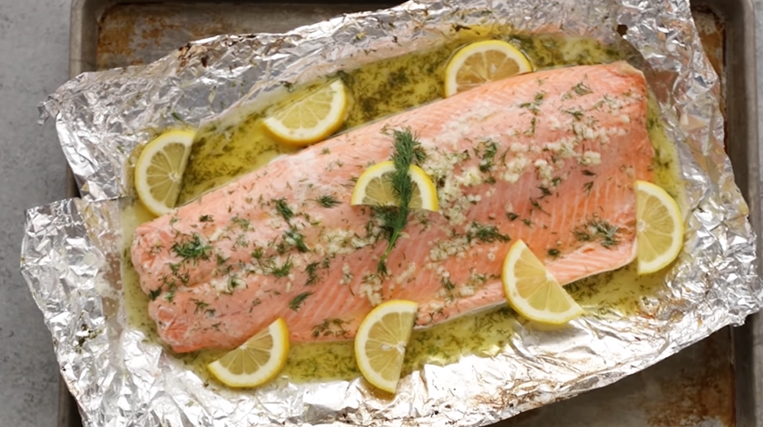baked salmon in foil recipe