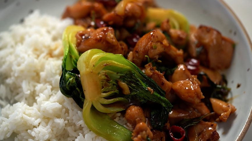 basil chicken stir fry recipe