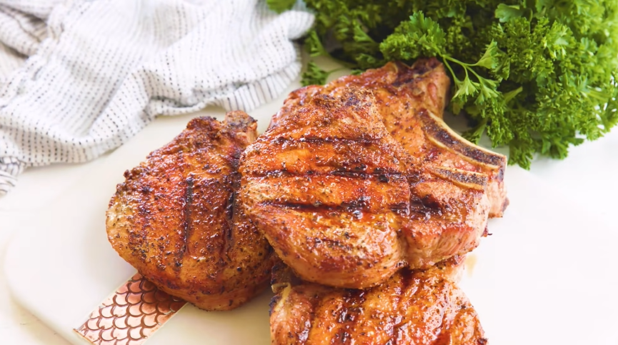 bbq pork chop foil packs recipe