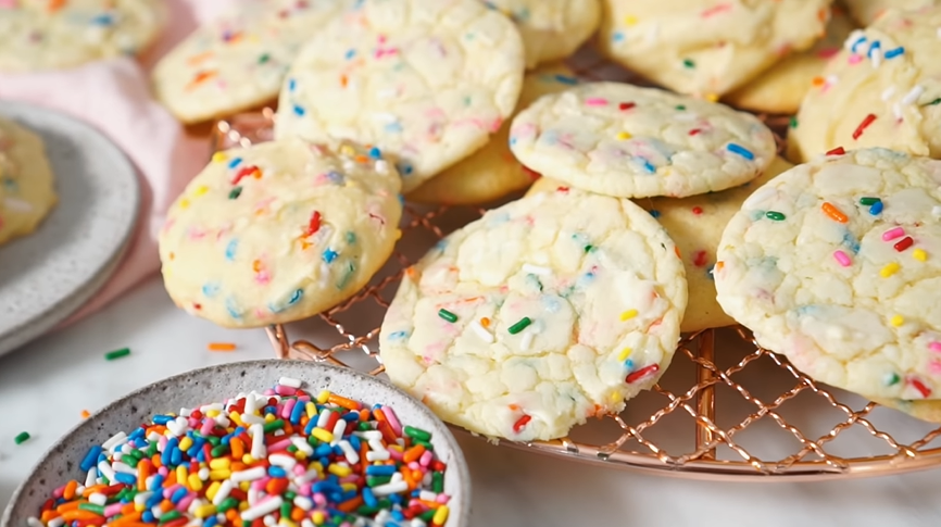 birthday cake cookies recipe