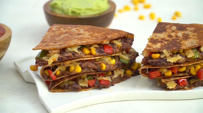 black bean and jack cheese quesadillas recipe