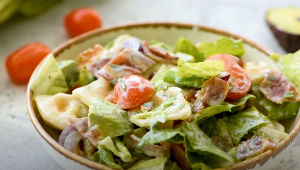 BLT Tortellini Pasta Salad Recipe