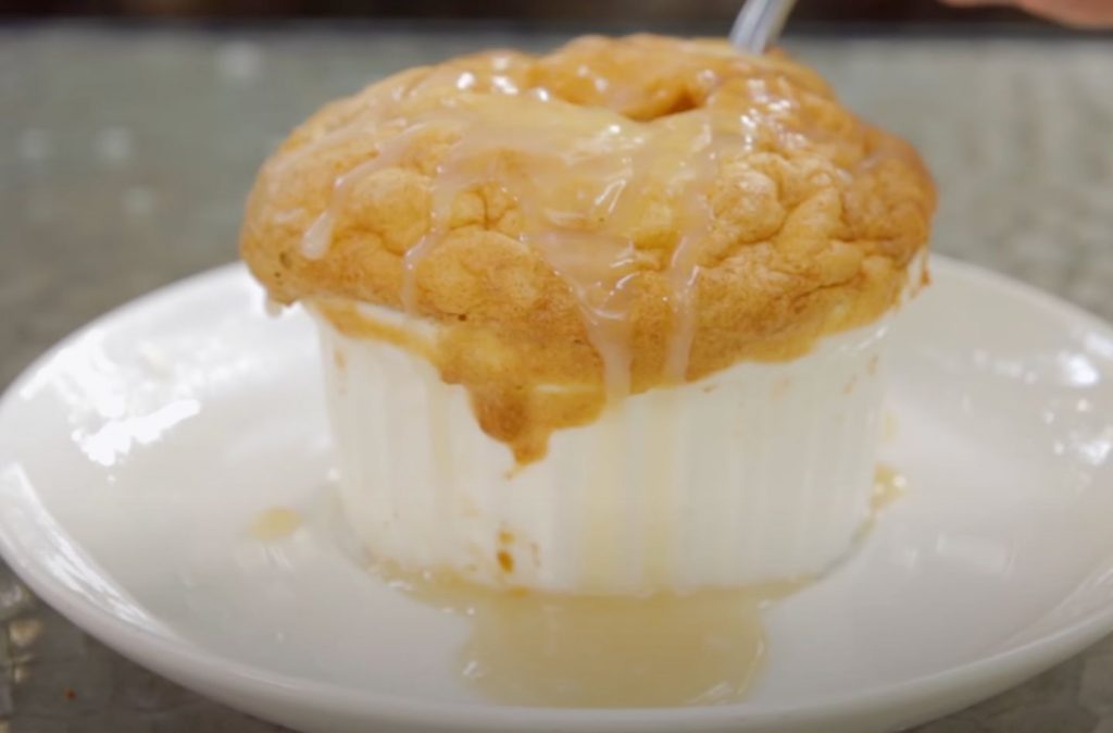 Bread Pudding Soufflé with Whiskey Sauce Recipe