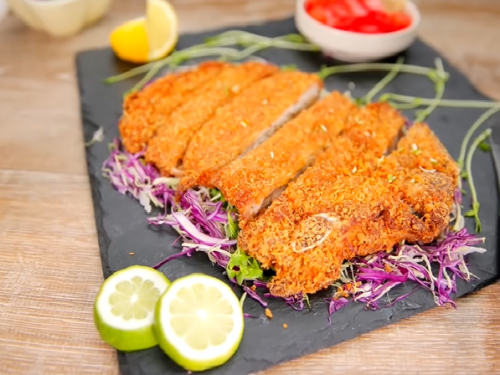 breaded pork cutlets with lime recipe