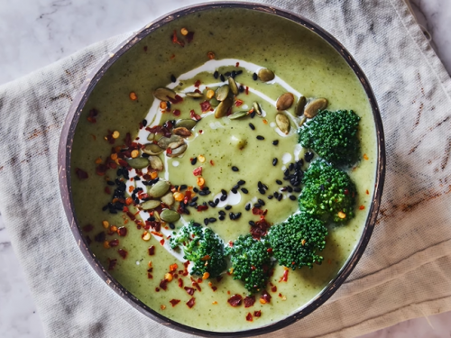 broccoli vegetarian soup recipe