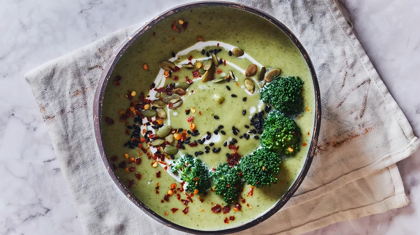 broccoli vegetarian soup recipe