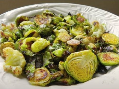 Lemon, Walnuts, and Brussels Sprouts Recipe