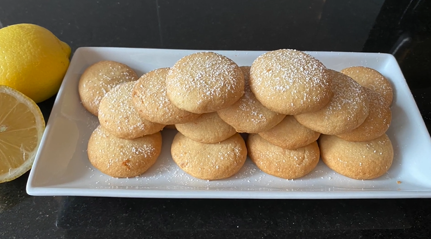 buttery lemon shortbread cookies recipe