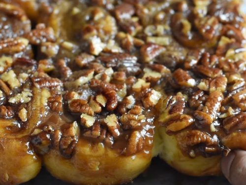 One Hour Caramel Pecan Sticky Buns Recipe