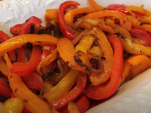 caramelized onions and bell peppers recipe