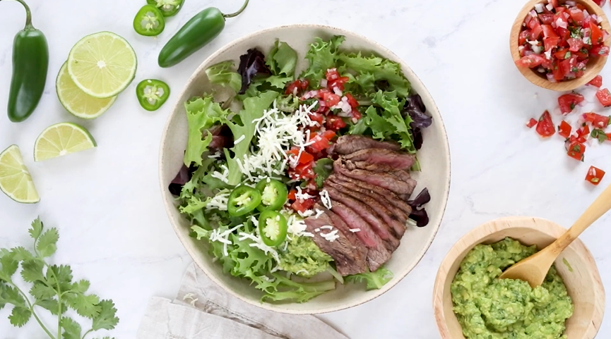 carne asada salad recipe