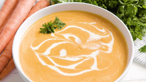 carrot with onion and garlic soup recipe