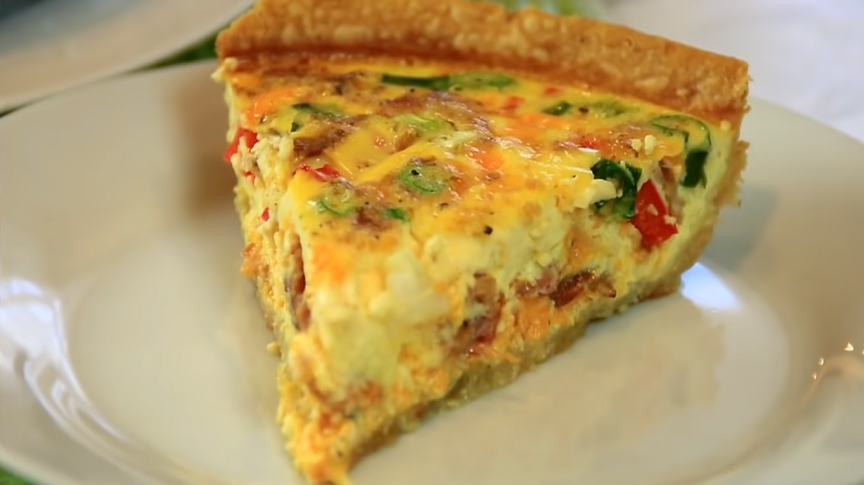 cheesy breakfast pie recipe