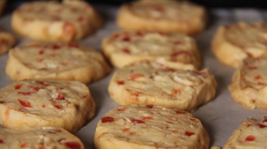 cherry almond shortbread cookies recipe