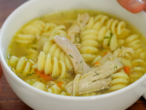 chicken noodle soup with fresh tomatoes recipe
