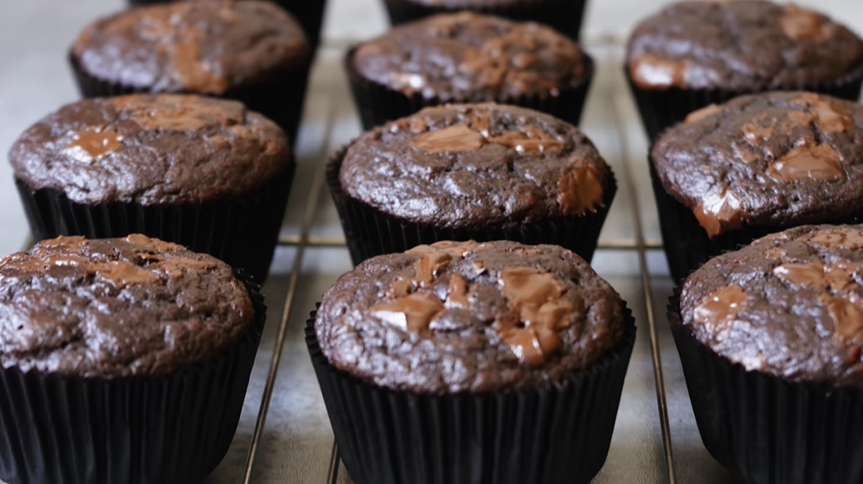 chocolate banana muffins recipe