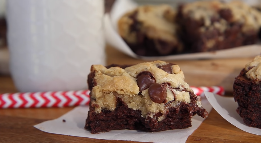 chocolate chip cookie brownies recipe