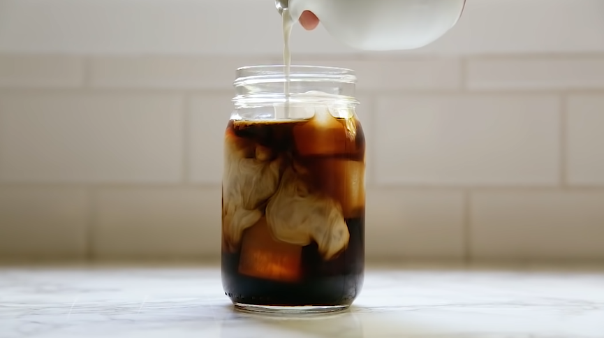 Upside Down Cold Brew Dalgona Coffee Recipe