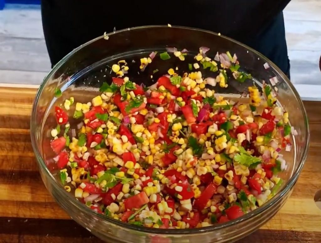 Corn Relish with Roasted Peppers Recipe