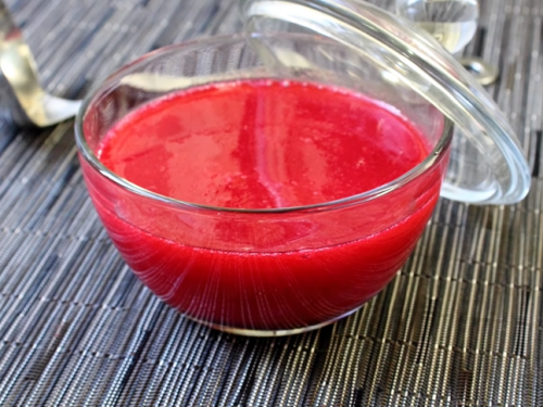 cranberry-raspberry dessert sauce recipe