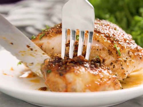 crispy barbecue buffalo chicken thighs with avocado recipe
