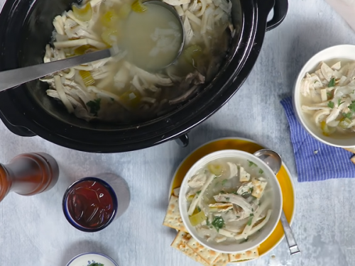crockpot chicken and noodles recipe