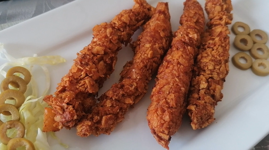 doritos crusted chicken strips recipe