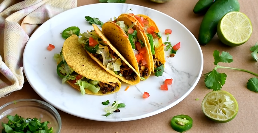 easy black bean tacos recipe