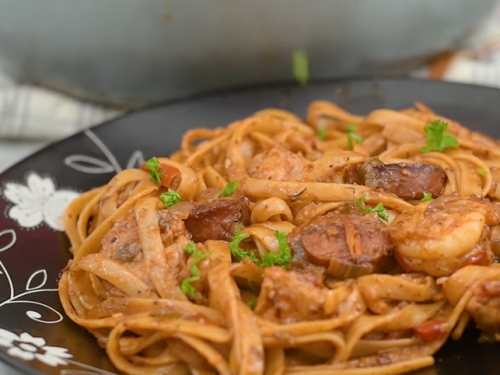 easy cajun jambalaya pasta recipe