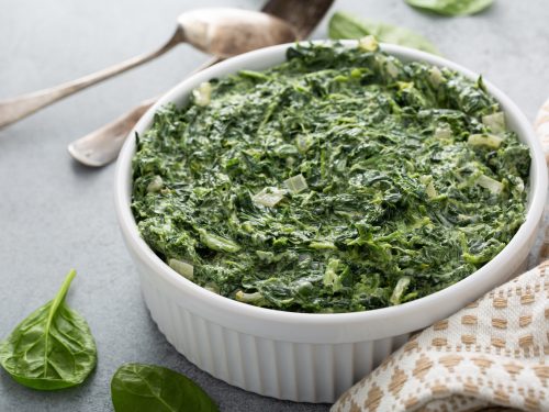 easy creamed spinach recipe