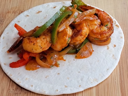 easy grilled shrimp fajitas recipe