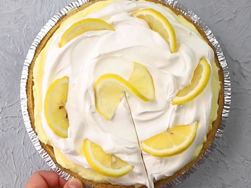 easy lemon pudding pie recipe