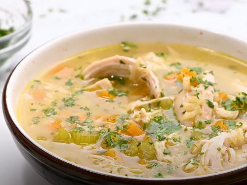 Easy and Quick Chicken Rice Soup Recipe