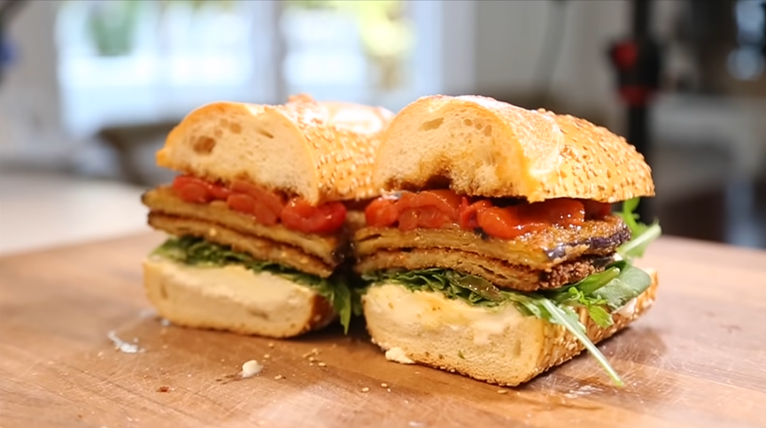 eggplant parmesan sandwich recipe