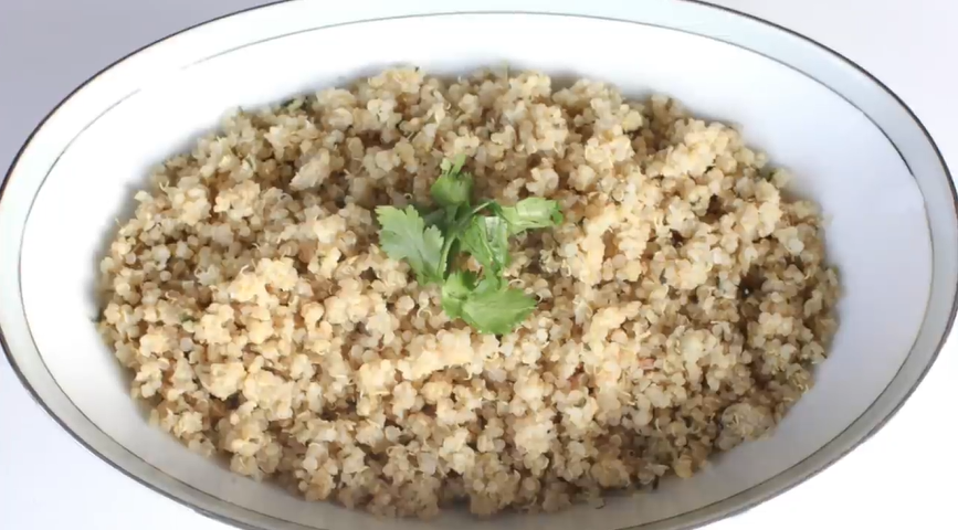 fluffy lemon quinoa recipe