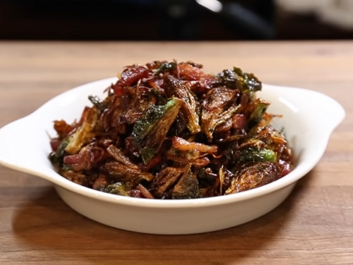 fried brussels sprouts recipe