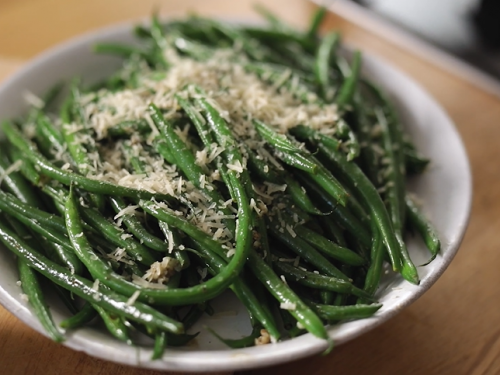 garlic green beans with parmesan recipe