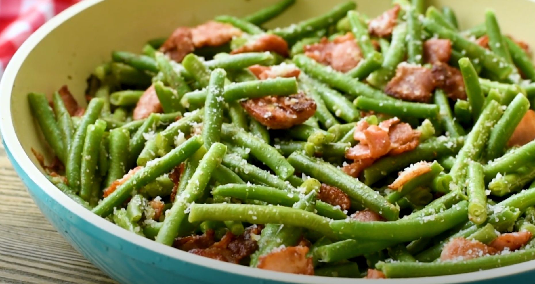 Garlic Parmesan Green Beans with Bacon Recipe | Recipes.net