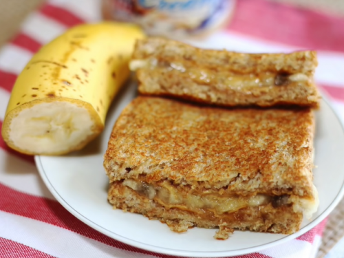 grilled banana and peanut butter sandwich recipe